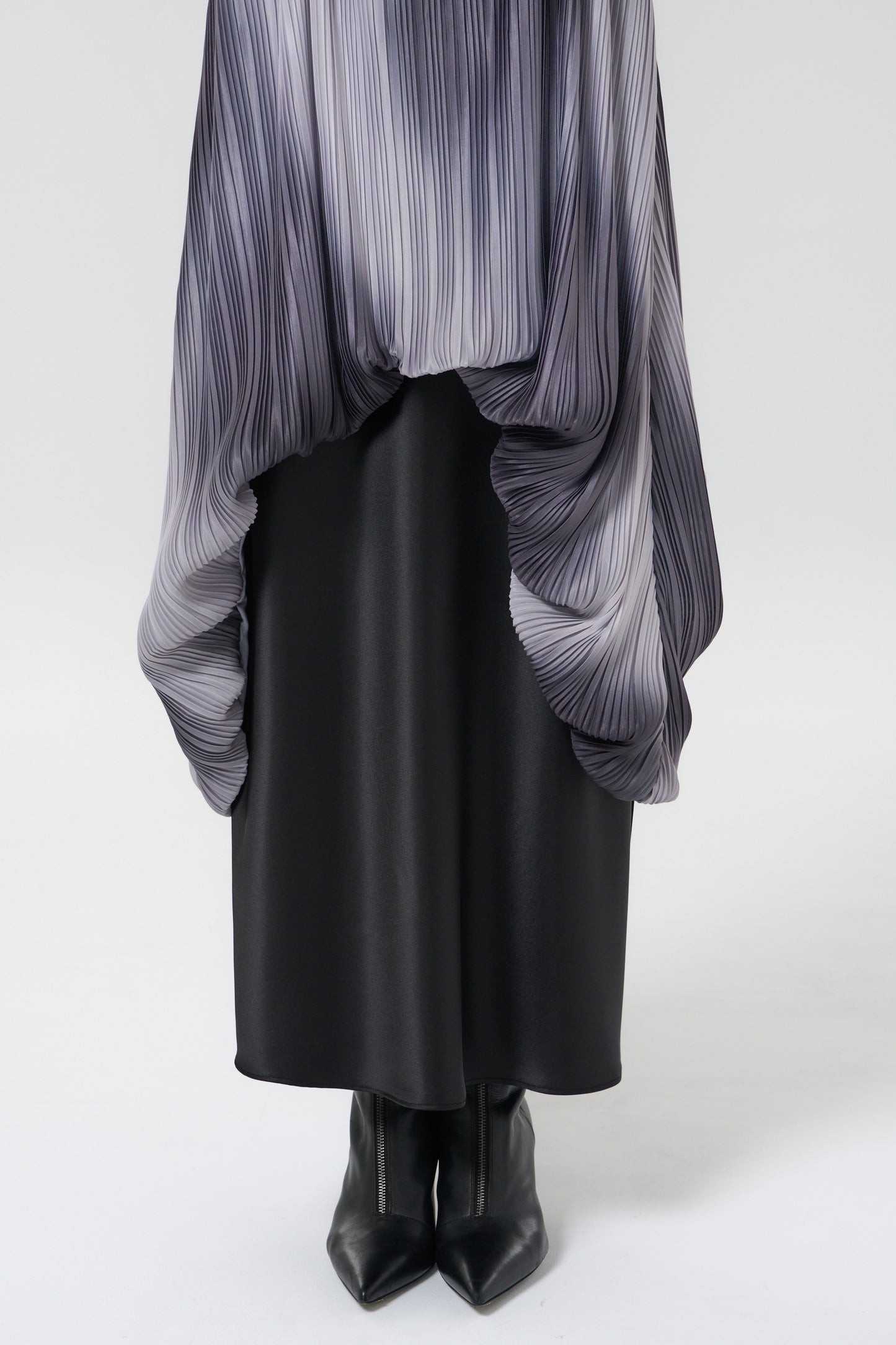 細褶紋理背心裙