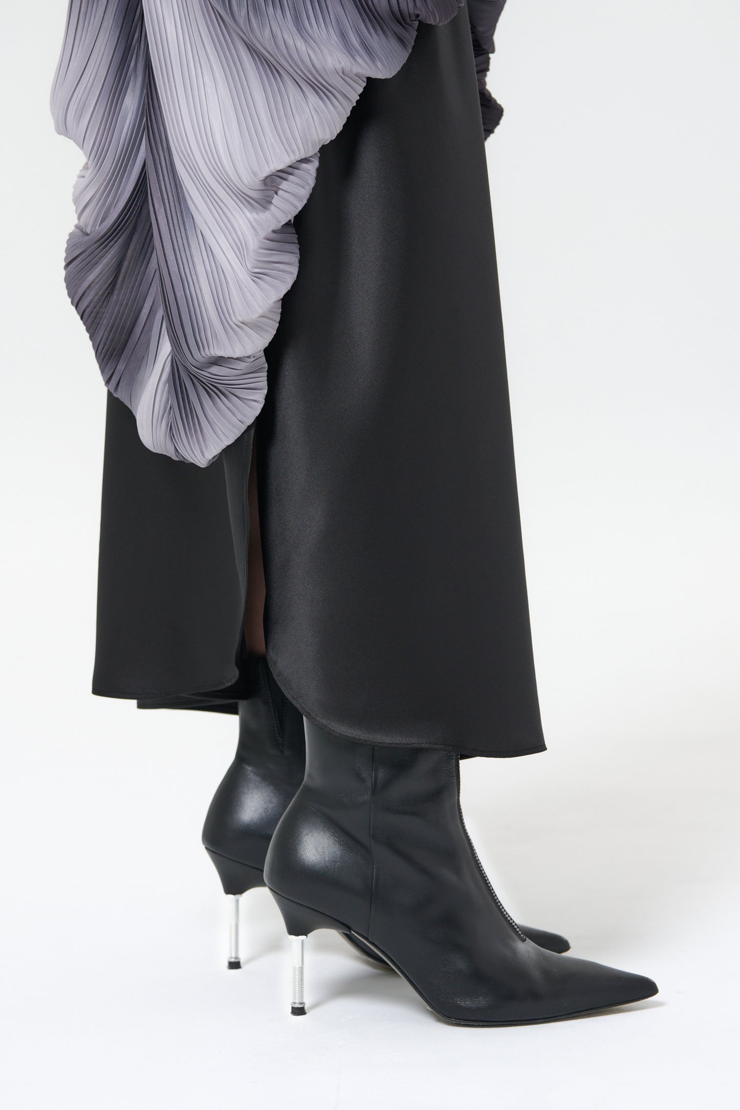 細褶紋理背心裙