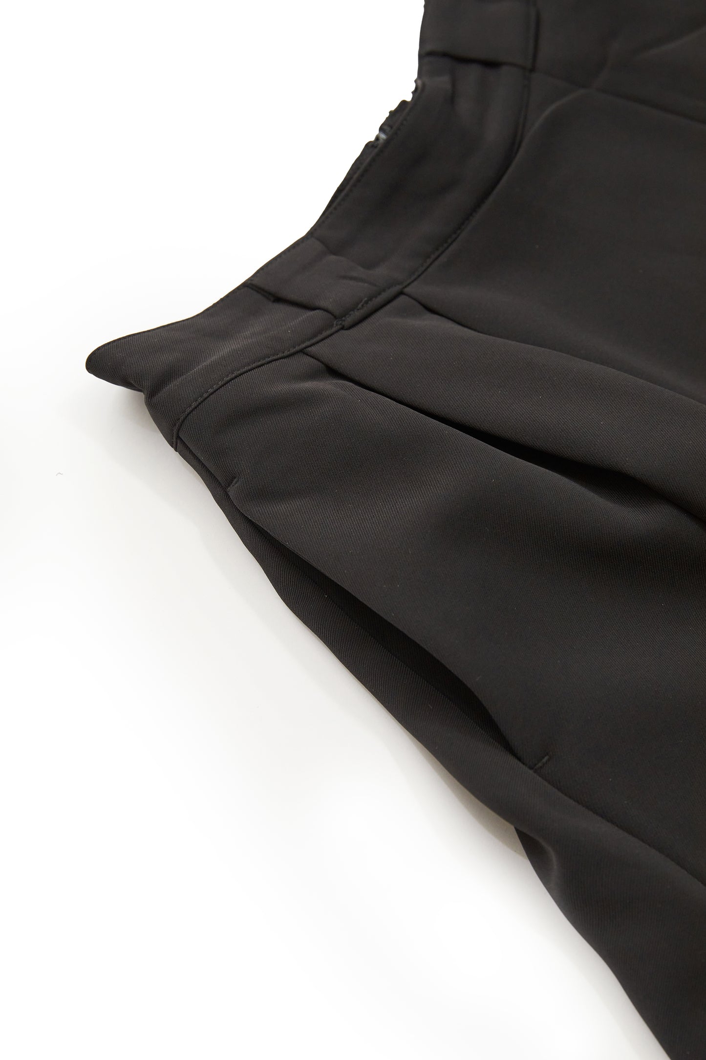 Preppy style A-line skirt-black