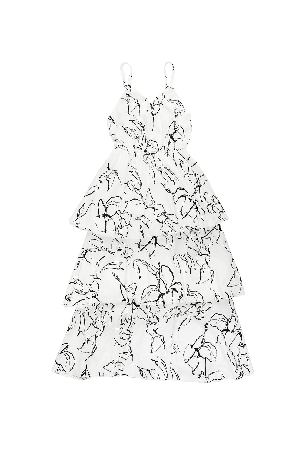 geometric print dress