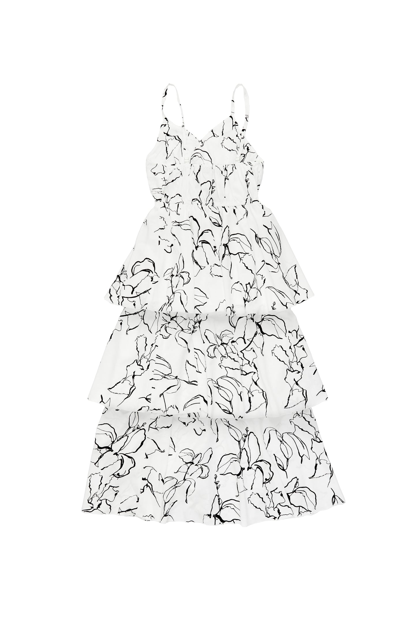 geometric print dress